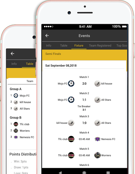 Kickon FootballLive Events
